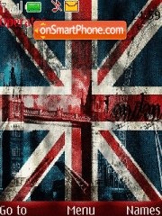 Flag great britain tema screenshot