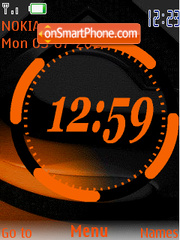 Orange Creative theme screenshot