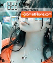 Capture d'écran Selena Gomez 01 thème