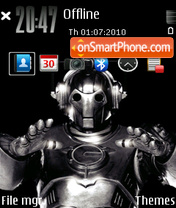 Capture d'écran Cyberman thème