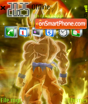 Capture d'écran Goku Ss3 thème
