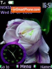 Tulip Clock es el tema de pantalla