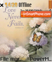 Скриншот темы Love Never Fails