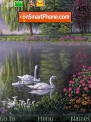 Nature Swan V2 tema screenshot