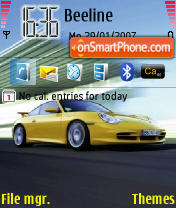 Porsche 02 tema screenshot