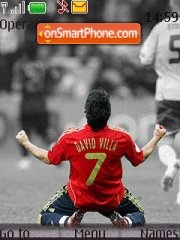 David Villa Theme tema screenshot