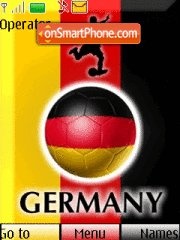 Germany Worldcup2010 tema screenshot