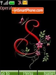 The letter S tema screenshot