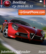 Скриншот темы Alfa Romeo Red
