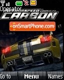 Nfs Carbon With Tone tema screenshot