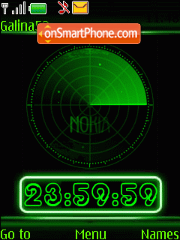 Скриншот темы Nokia clock anim