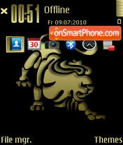 Leo dark tema screenshot