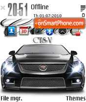 Cadillac CTS-V theme screenshot