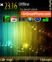 Music 5317 tema screenshot