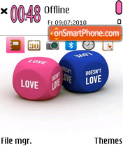 Love And Dice Game tema screenshot