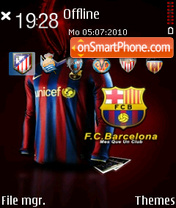 Barcelona 10 tema screenshot