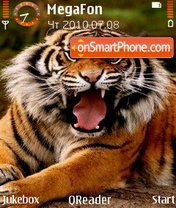 Tiger tema screenshot