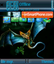 Скриншот темы Bat