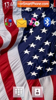 Usa Flag 01 theme screenshot