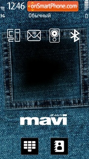 Скриншот темы Mavi Jeans