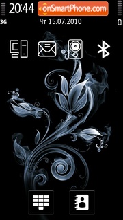 Flower Abstract 02 tema screenshot