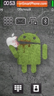 Capture d'écran Android Loves Apple thème