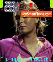 Sharapova tema screenshot