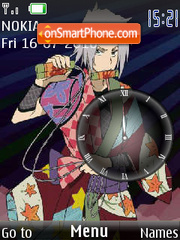 Gokudera Hayato clock es el tema de pantalla