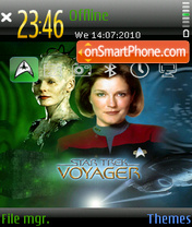 Star Trek: Voyager es el tema de pantalla