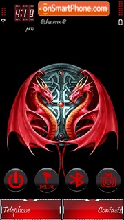 Twin dragon by shawan Theme-Screenshot