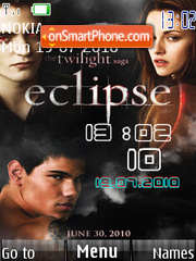 Twilight Clock 01 theme screenshot