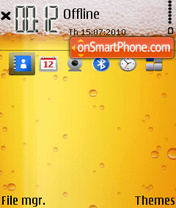 Beer 04 tema screenshot