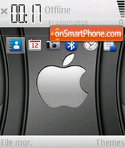 Black Apple 02 tema screenshot