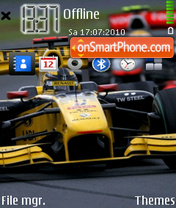 Capture d'écran Kubica And Hamilton thème