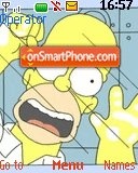 Скриншот темы Simpson