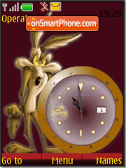 Скриншот темы Coyote clock2