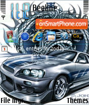 Skyline BMW theme screenshot