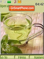 Скриншот темы Green tea