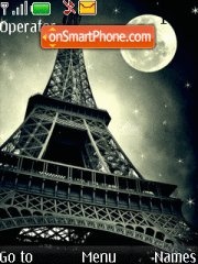 Скриншот темы Eiffel Tower 09
