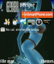 Girl tema screenshot