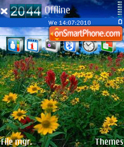 Field flowers es el tema de pantalla