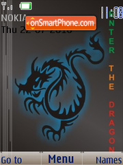 Dragon B SWF es el tema de pantalla