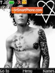 HIM and Ville Valo Theme-Screenshot