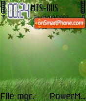 Green Vista tema screenshot