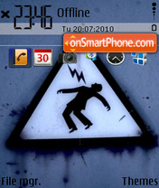 Capture d'écran High voltage custom icons thème