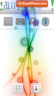 Coulors Abstract tema screenshot