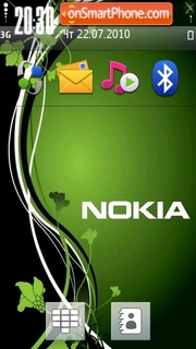 Green Nokia 02 theme screenshot