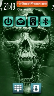 Skull 07 theme screenshot