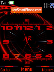 Red clock Theme-Screenshot