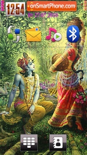 Krishna theme screenshot